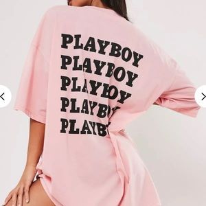 Playboy - missguided t shirt dress